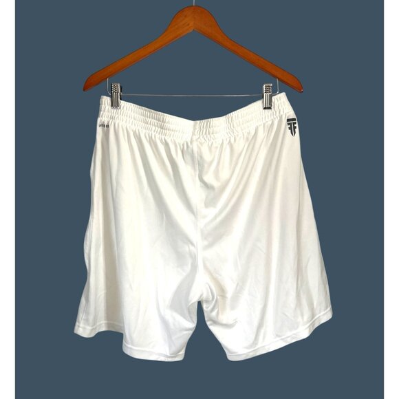 Adidas Mens White Performance Athletic Shorts Size XL - Picture 2 of 6